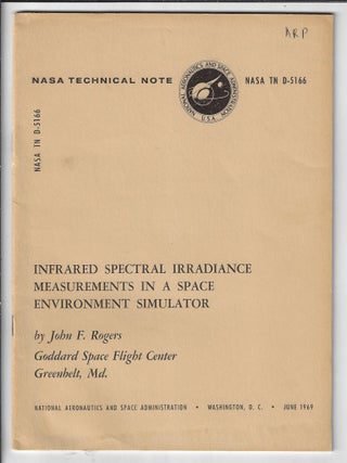 Item #11556 Infrared Spectral Irradiance Measurements in a Space Environment Simulator, NASA...