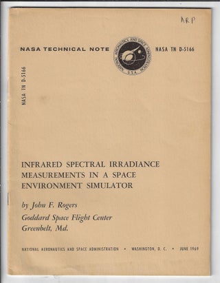 Item #11556 Infrared Spectral Irradiance Measurements in a Space Environment Simulator, NASA...