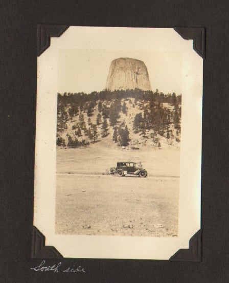 Item #12912 Photo Album Documenting a Trip Through South Dakota, Wyoming, Colorado, and Utah, 1931. PHOTO ALBUM, ROCKY MOUNTAIN GRAND TETON, YELLOWSTONE.