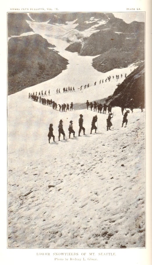 Item #12924 "Through the Olympics with the Mountaineers," in Sierra Club Bulletin Vol, IX, No. 3, January 1914. OLYMPIC, YOSEMITE, Marion Randall Parsons, Joseph N. LeConte.