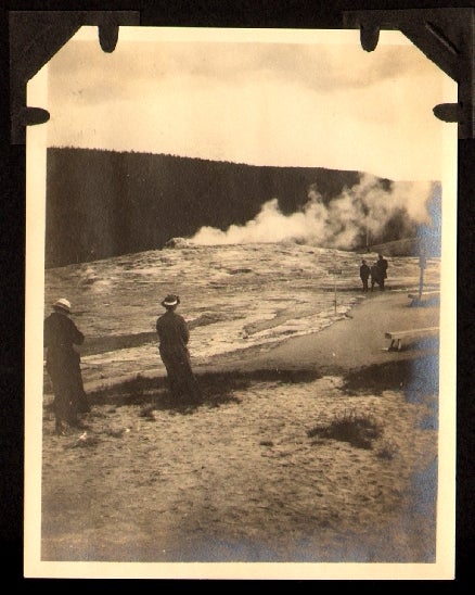 Item #12928 Photo Album of a Western Tour, 1915, by Members of the Maryland Commission to the Panama-Pacific Exposition. PHOTO ALBUM, YELLOWSTONE GRAND CANYON.