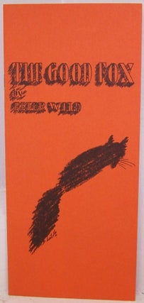 Item #12951 The Good Fox. Peter Wild