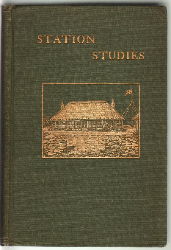 Item #13054 Station Studies, Being the Jottings of an African Official. Lionel Portman.
