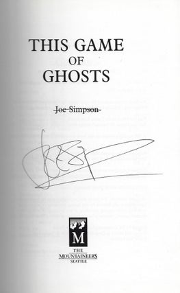 This Game of Ghosts [SIGNED]