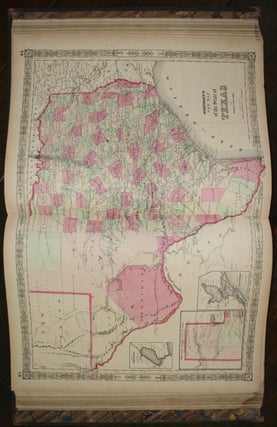 Item #14937 Johnson's New Illustrated (Steel Plate) Family Atlas, with Physical Geography, and...