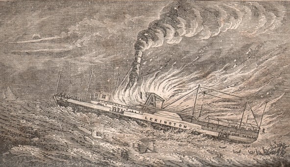 Item #14953 Steamboat Disasters and Railroad Accidents in the United States, to which are appended Accounts of Recent Shipwrecks, Fires at Sea, Thrilling Incidents, etc. DISASTERS.