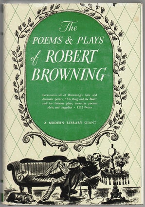 Item #15015 The Poems and Plays of Robert Browning. Robert Browning