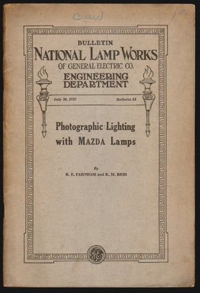 Item #15179 Photographic Lighting with MAZDA Lamps. R. E. Farnham, K. M. Reid