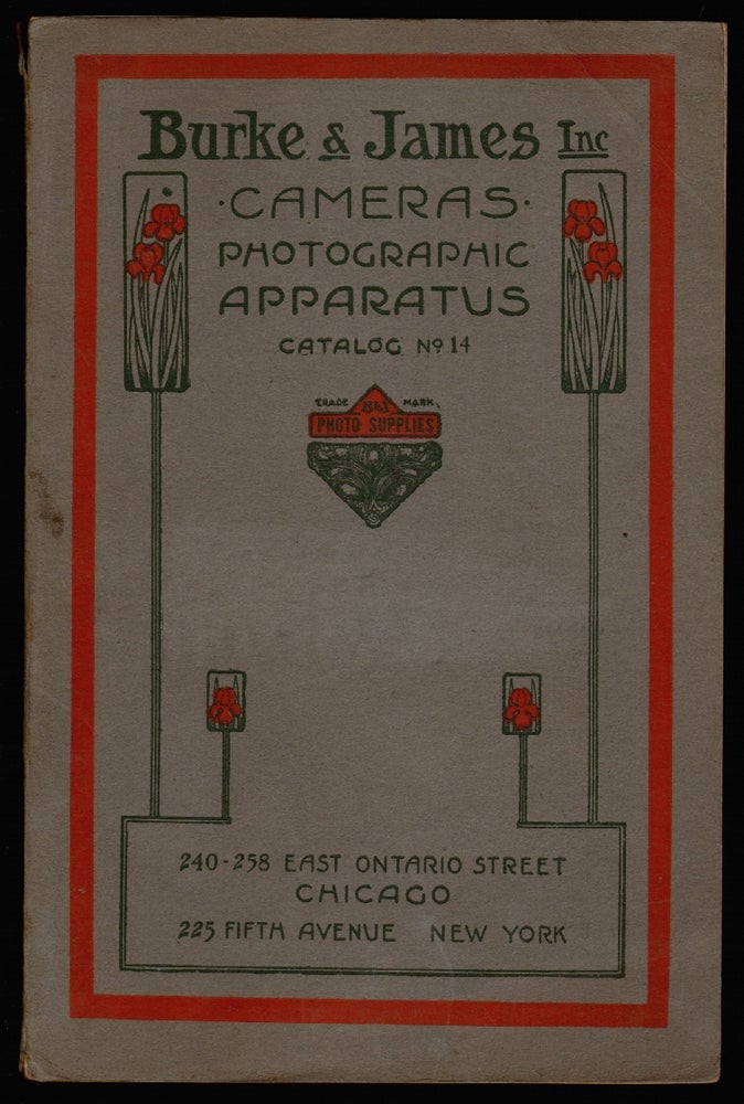 Item #15184 Catalog No. 14 of Cameras, Photographic Supplies, and Apparatus. TRADE CATALOGUE, Burke, Inc James.
