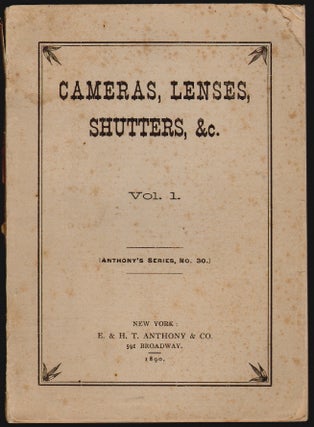 Item #15189 Cameras, Lenses, Shutters, Etc, Etc. Competitive Papers on Photography, Vol. I....