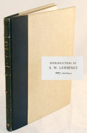 Item #15967 Men in Print, Essays in Literary Criticism [SIGNED by A.W. Lawrence]. T E. Lawrence,...