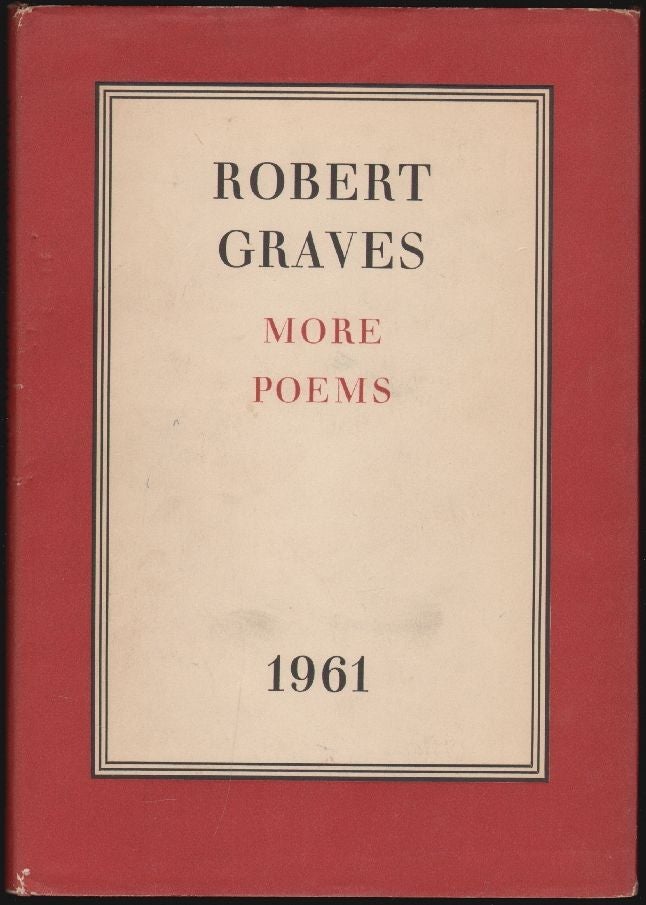 Item #1704 More Poems 1961. Robert Graves.