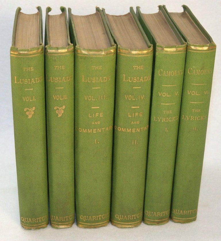 Item #17522 Os Lusiadas (The Lusiads) [with] Camoens: His Life and His Lusiads, A Commentary [with] Camoens: The Lyricks. Richard F. and Isabel Burton.