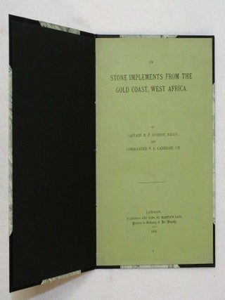 On Stone Implements from the Gold Coast, West Africa