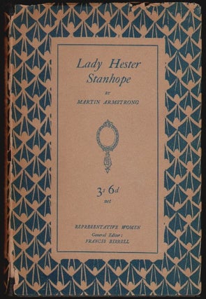 Item #1775 Lady Hester Stanhope. Martin Armstrong