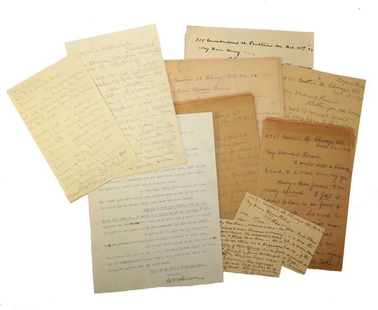 Item #18131 Manuscript Archive of a Paranoid, Cocaine-Addicted Minister, Writing to Inventor and Manufacturer Henry M. Quackenbush, 1895-1902. DRUG ABUSE MEDICINE.