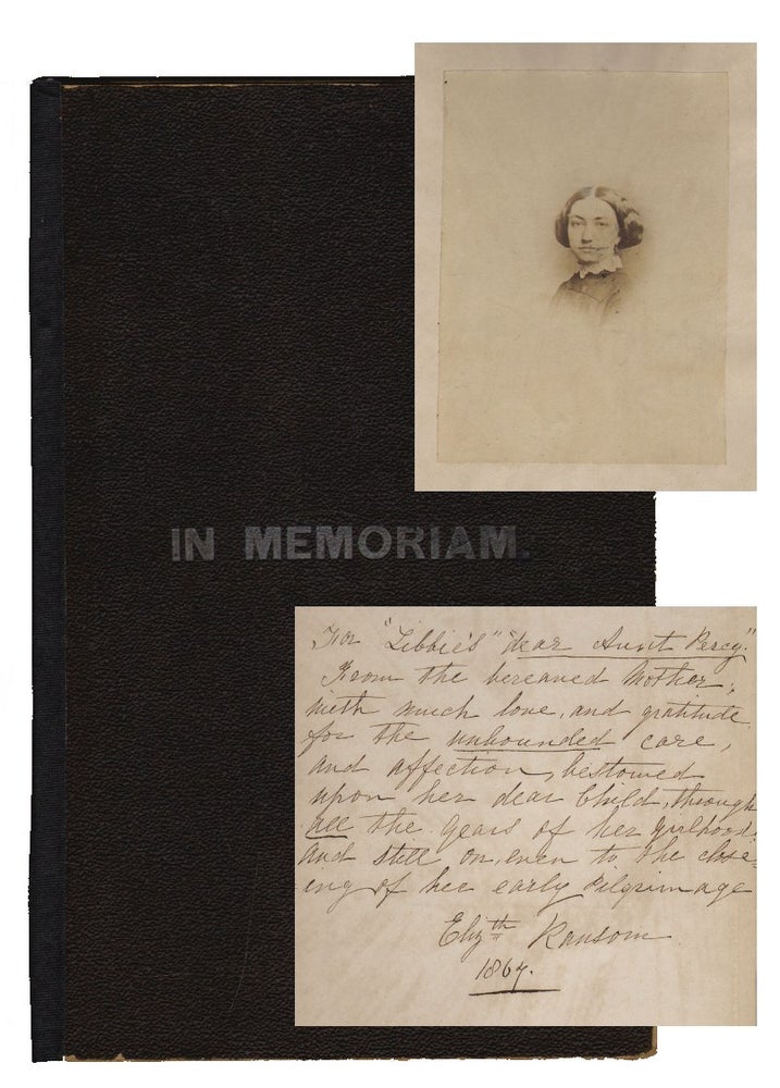 Item #18150 A Brief Sketch in Memory of a Young Mother, Dedicated to Her Beloved Little Boys. MOURNING LITERATURE, Elizabeth Ransom.
