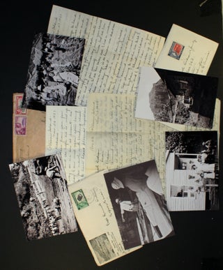 Item #18168 Archive of Correspondence and Photographs from Pitcairn Island, 1942-1957. PITCAIRN...