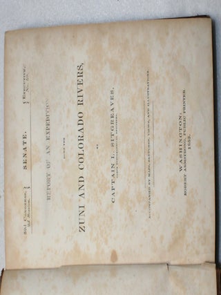 Report of an Expedition Down the Zuni and Colorado Rivers