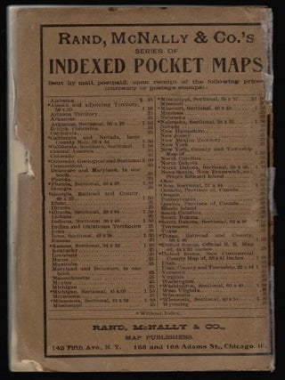 Rand McNally & Co.'s Indexed County and Railroad Map and Shippers' Guide of North Carolina, Accompanied by a New and Original Compilation and Ready Reference Index, Showing in Detail the Entire Railroad System...