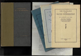 Item #19805 Small Archive of Materials Relating to Philosopher W.D. Lighthall's Concepts of ...