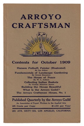Item #19861 Arroyo Craftsman, Volume 1, Number 1. ARTS CALIFORNIA, CRAFTS MOVEMENT