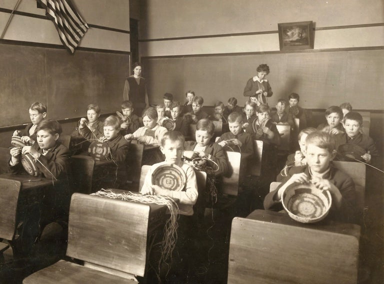 Item #19925 Photographic Archive Documenting Industrial Training in Coffeyville, Kansas, Schools, ca. 1915. EDUCATION KANSAS.
