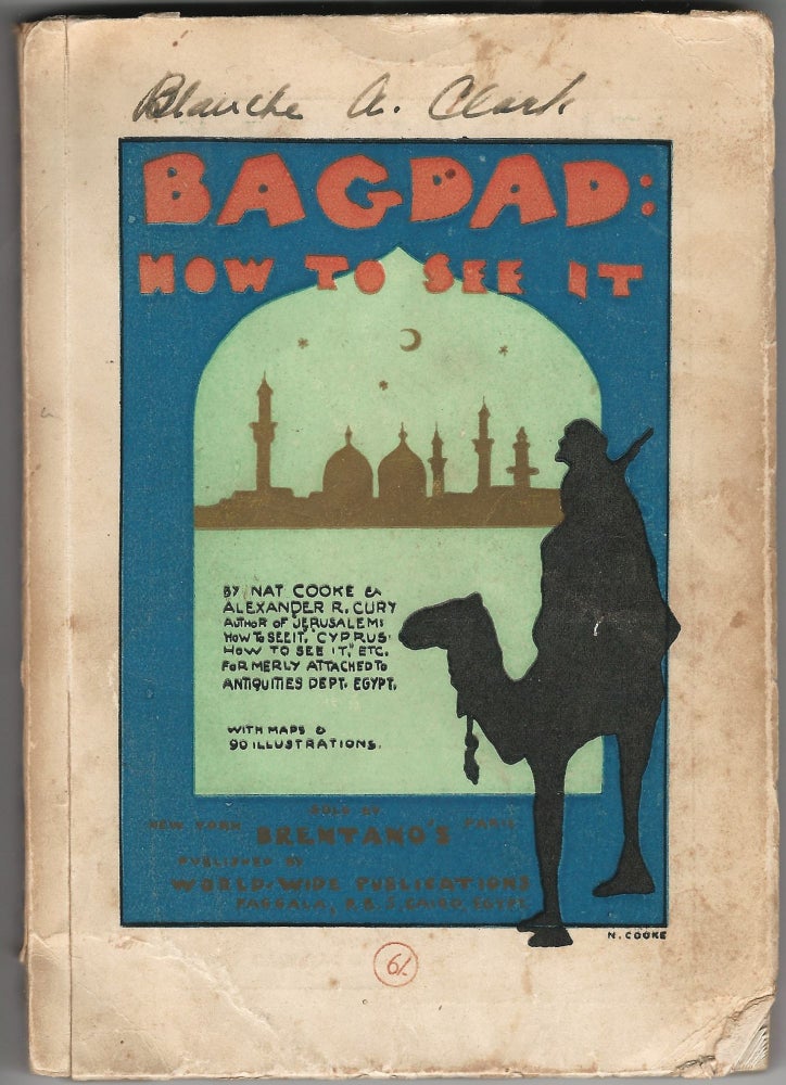 Item #19959 Bagdad: How to See It. IRAQ, Nat Cooke, Alexander Cury.