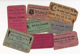 Item #19963 A Collection of Tickets to Dances and Related Social Events Held in Chicago,...