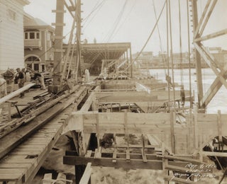 Archive of Photographs Documenting Renovation and Design Work on Steel Pier, One of Atlantic City’s Most Popular Entertainment Destinations, in 1926