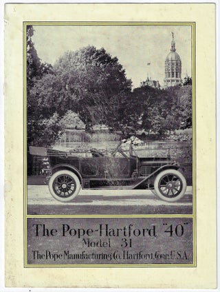 Item #20036 The Pope-Hartford "40" Model 31. TRADE CATALOGUE