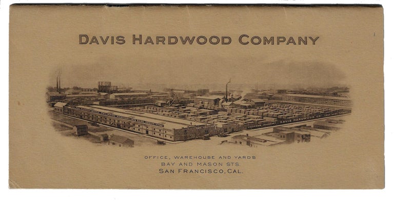 Item #20047 Davis Hardwood Company, A Select Line of Hardwood Lumber, Ship Timbers, Etc. Price List, July 1st, 1922. TRADE CATALOGUE.
