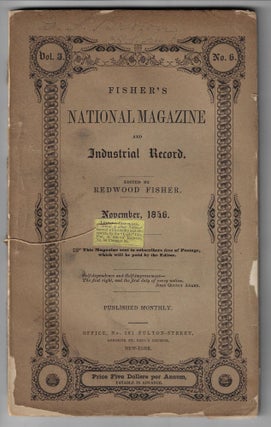Item #20291 Fisher's National Magazine and Industrial Record, Vol. 3, No. 6, November 1846....