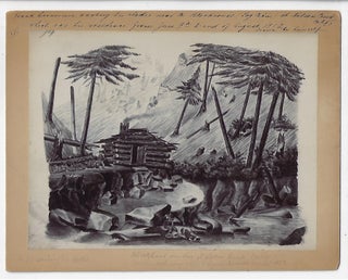 Item #20559 Ten Photographs of Original Artwork for the Gold Rush Narrative From East Prussia to...