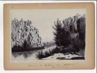 Ten Photographs of Original Artwork for the Gold Rush Narrative From East Prussia to the Golden Gate