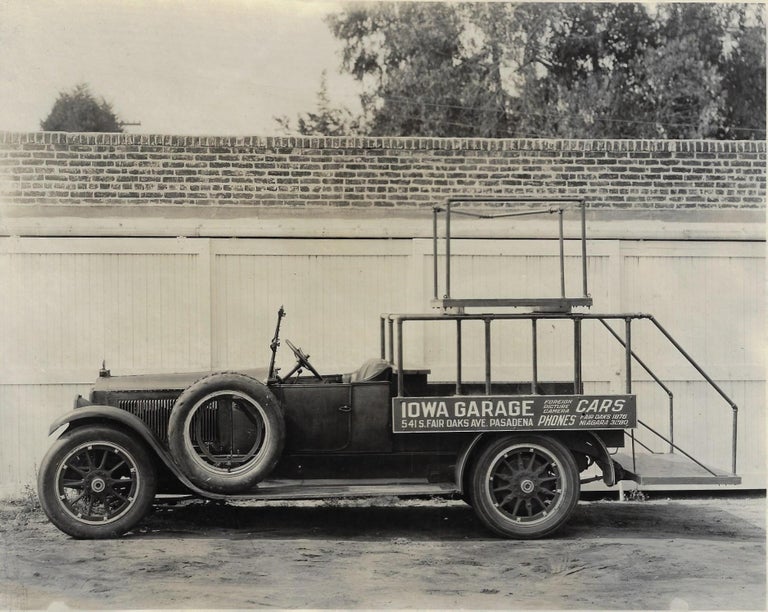 Item #20563 Collection of Photographs of Cars, Trucks, and Specialty Vehicles from a Pasadena Rental Car Company that Catered to the Movie Industry in the 1920s
