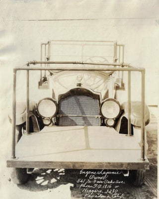 Collection of Photographs of Cars, Trucks, and Specialty Vehicles from a Pasadena Rental Car Company that Catered to the Movie Industry in the 1920s