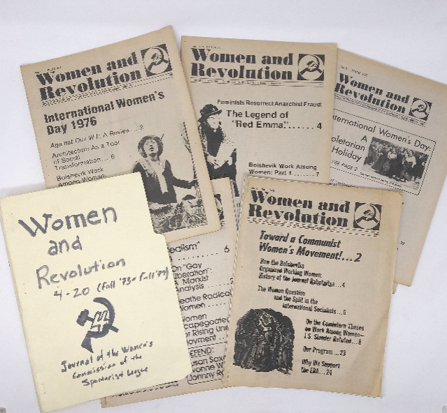 Item #20670 Women and Revolution, Journal of the Women's Commission of the Spartacist League – 17 consecutive issues, 1973-1980