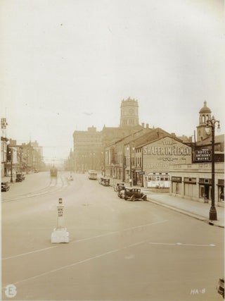 Album of Original Photographs Showing the Installation of Street Lights in Hamilton, Ohio, 1931