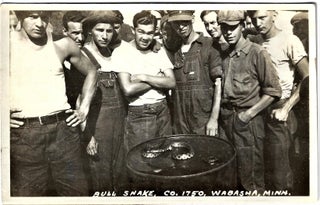 Item #20807 Collection of Real Photo Postcards of a CCC Camp in or near Wabasha, Minnesota....