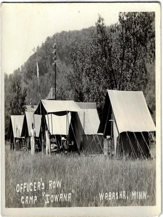 Collection of Real Photo Postcards of a CCC Camp in or near Wabasha, Minnesota