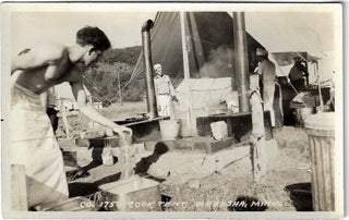 Collection of Real Photo Postcards of a CCC Camp in or near Wabasha, Minnesota