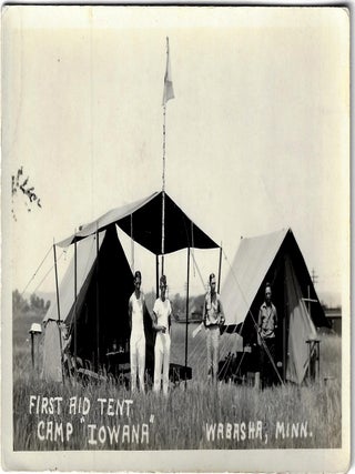 Collection of Real Photo Postcards of a CCC Camp in or near Wabasha, Minnesota