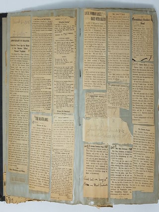 Scrapbook of an African American Civil War Veteran and His Family, Highlighting the Lives and Achievements of African Americans