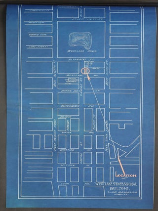 Architect's Renderings and Floor Plans for the Westlake Professional Building, Los Angeles, 1922