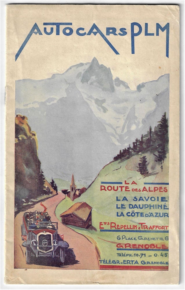 Item #20900 Autocars PLM, La Route des Alpes, Le Savoie, Le Dauphine, La Cote d'Azur