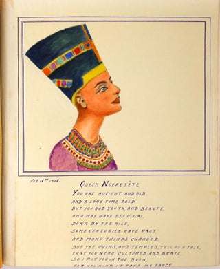 Sketches on the Nile: An Album of 43 Original Watercolors and Doggerel Verse Documenting a Nile Cruise in 1938