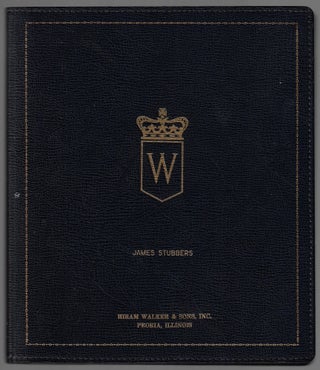 Presentation Photo Album Showing the Facilities of Hiram Walker & Sons Whisky Distillery in Peoria, Illinois