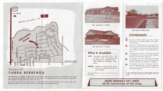 Item #21467 Tierra Berrenda, A Subdivision Inside the City Limits of Roswell New Mexico,...