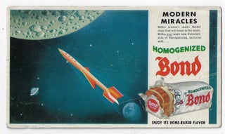Set of Four Bond Bread Blotters Featuring Jet Age Technology